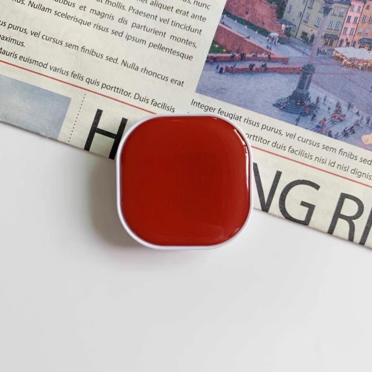 Korea style square pop socket phone grip holder