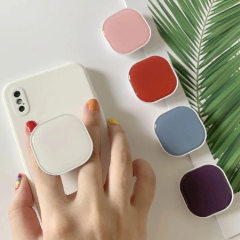 Korea style square pop socket phone grip holder